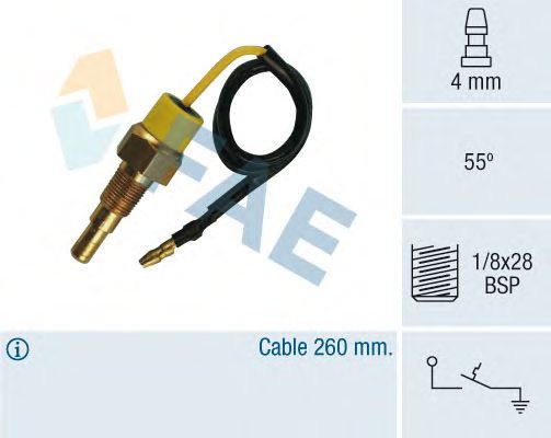Датчик температуры охлаждающей жидкости FAE 35790