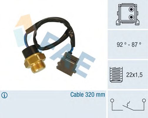 Датчик включения вентилятора FAE 36730