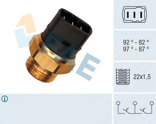 Датчик включення вентилятора FAE 38150