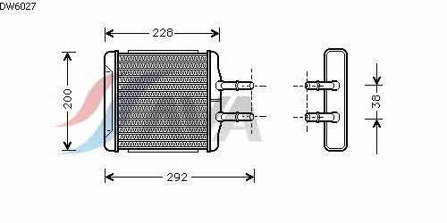 Радіатор опалення AVA QUALITY COOLING DW6027