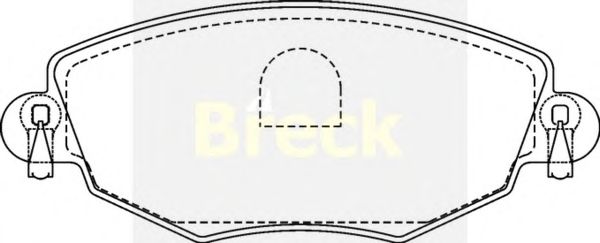 Тормозные колодки BRECK 23279 00 701 10
