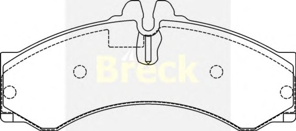 Тормозные колодки BRECK 29076 00 703 10