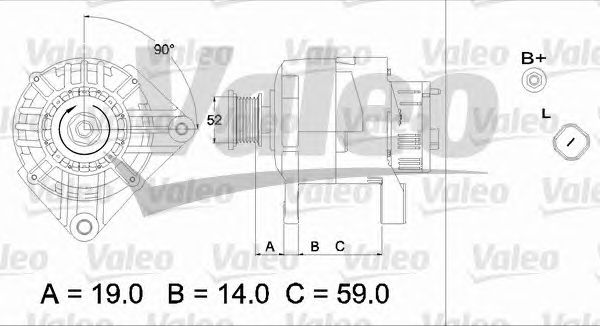 Генератор VALEO 437208