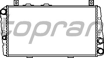 Радиатор, охлаждение двигателя TOPRAN 112 240