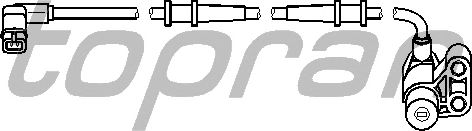 Датчик вращения колеса TOPRAN 407 757