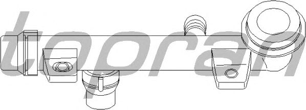 Фланец охлаждающей жидкости TOPRAN 501 148
