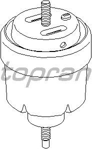Подушка двигателя TOPRAN 205 164