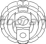 Кронштейн глушителя TOPRAN 721 942