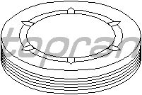 Заглушка, ось коромысла-монтажное отверстие TOPRAN 700 143