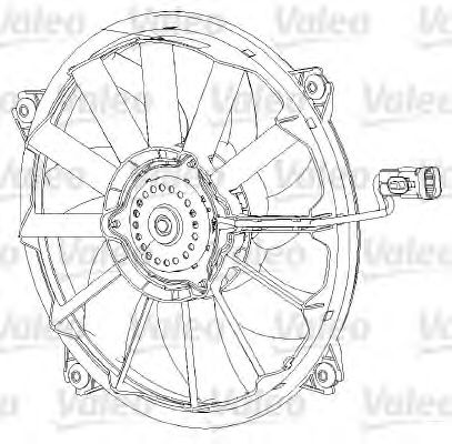 Вентилятор охлаждения VALEO 696091