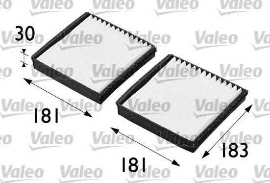 Фильтр салона VALEO 698290