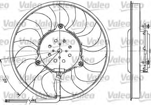 Вентилятор охлаждения VALEO 698612