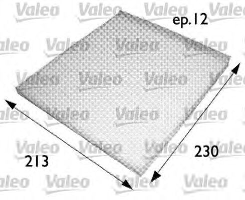 Фильтр салона VALEO 698691