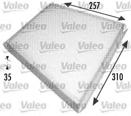 Фильтр салона VALEO 698702