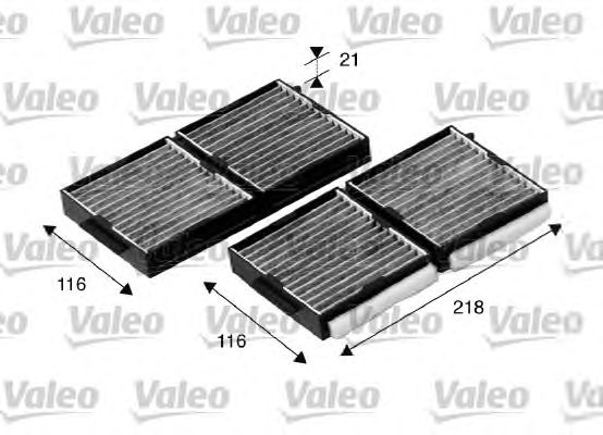 Фильтр салона VALEO 698890