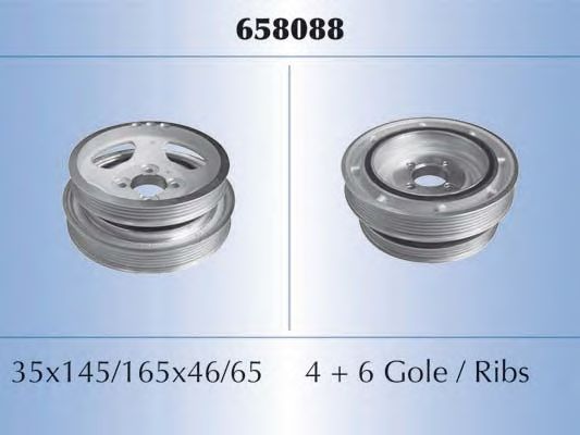 Шкив коленвала MALO 658088