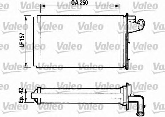 Радіатор опалення VALEO 811075