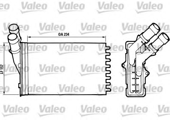 Радіатор опалення VALEO 812005