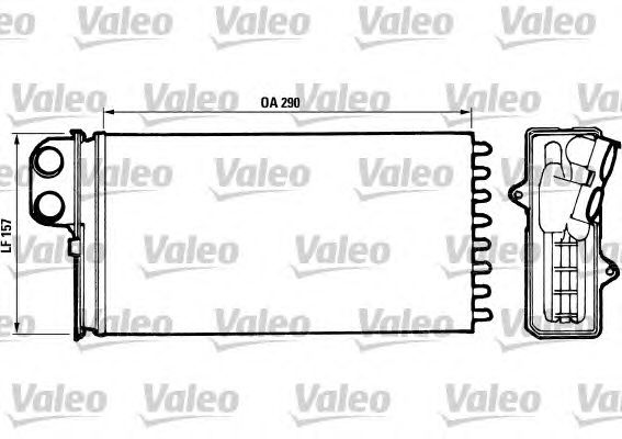 Радіатор опалення VALEO 812037