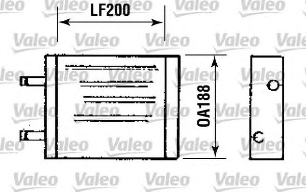 Радіатор опалення VALEO 812093