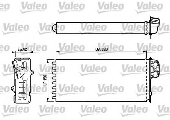 Радіатор опалення VALEO 812128