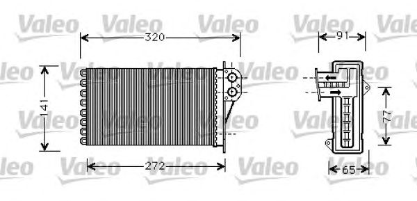 Радіатор опалення VALEO 812221