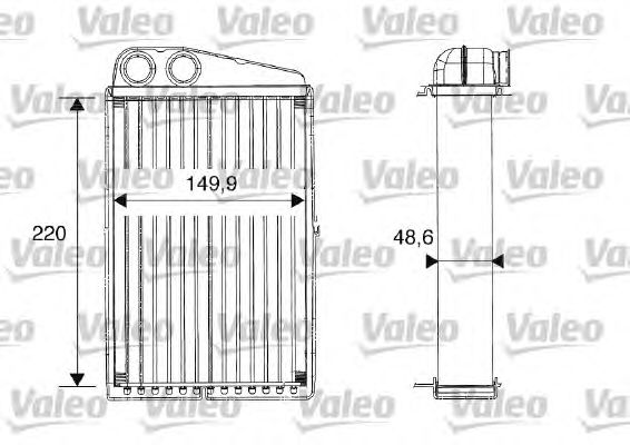 Радіатор опалення VALEO 812247