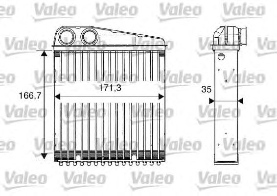 Радіатор опалення VALEO 812250
