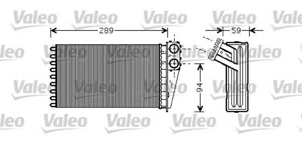 Радиатор отопителя VALEO 812338