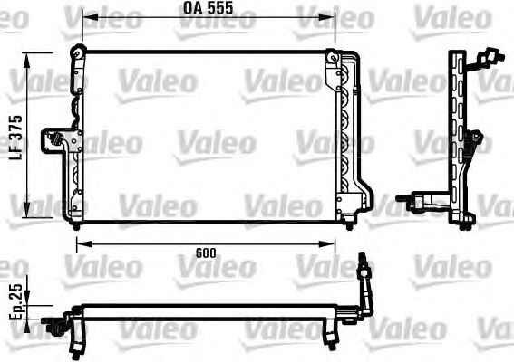 Радиатор кондиционера VALEO 816903