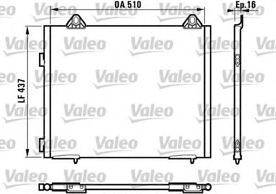 Радиатор кондиционера VALEO 817067