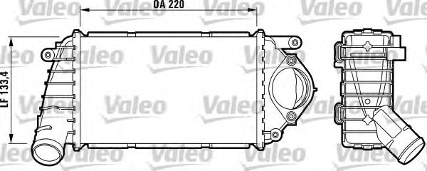 Интеркулер VALEO 817486