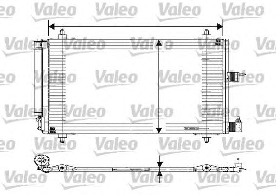 Радиатор кондиционера VALEO 817508