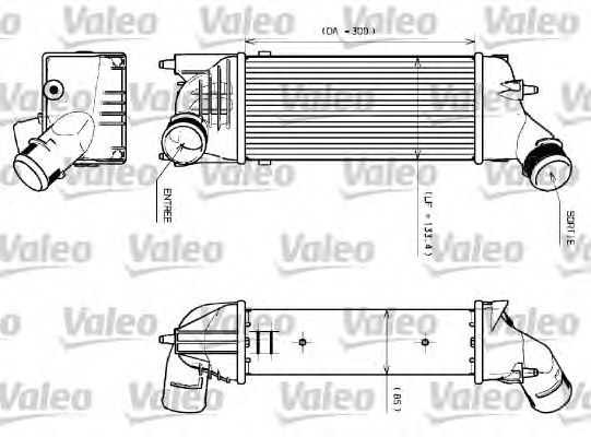 Интеркулер VALEO 817639