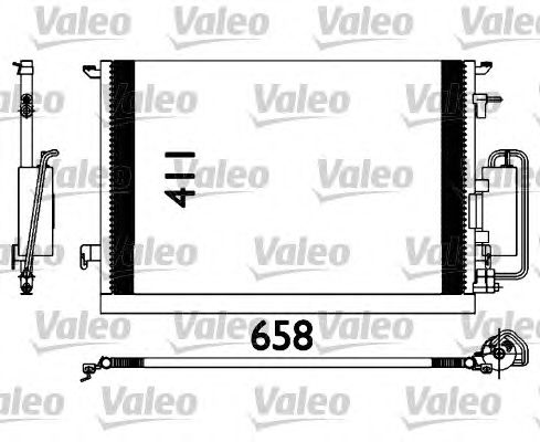 Радиатор кондиционера VALEO 817647