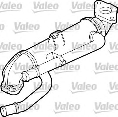 Радиатор, рециркуляция ОГ VALEO 817754
