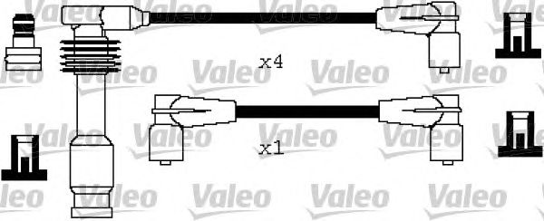 Комплект високовольтних проводів VALEO 346300