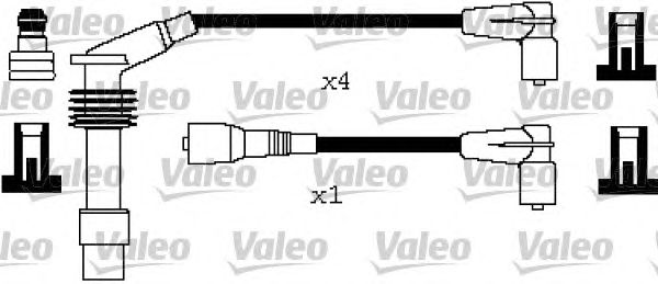 Комплект высоковольтных проводов VALEO 346291