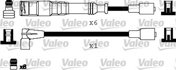 Комплект высоковольтных проводов VALEO 346232