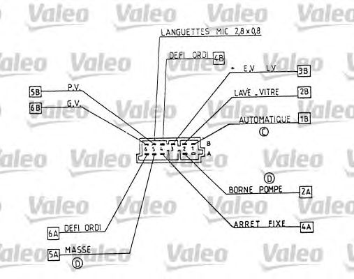 Подрулевой переключатель VALEO 251262