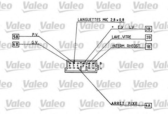 Подрулевой переключатель VALEO 251264