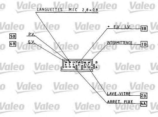 Подрулевой переключатель VALEO 251273