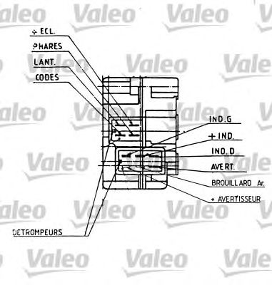 Подрулевой переключатель VALEO 251275