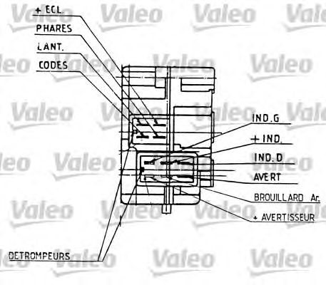 Подрулевой переключатель VALEO 251276