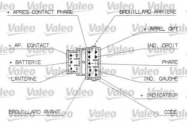 Подрулевой перемикач VALEO 251304