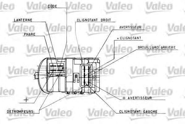 Подрулевой перемикач VALEO 251328