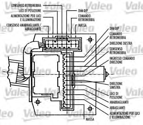 Подрулевой переключатель VALEO 251346
