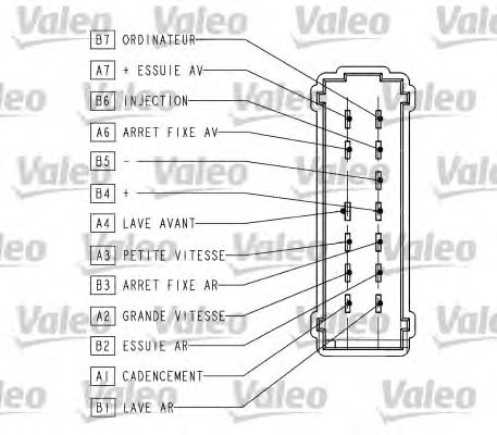 Подрулевой перемикач VALEO 251566
