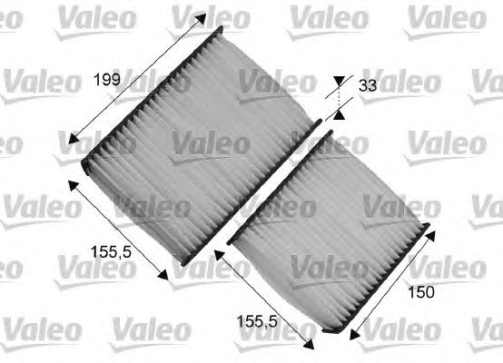 Фильтр салона VALEO 715556