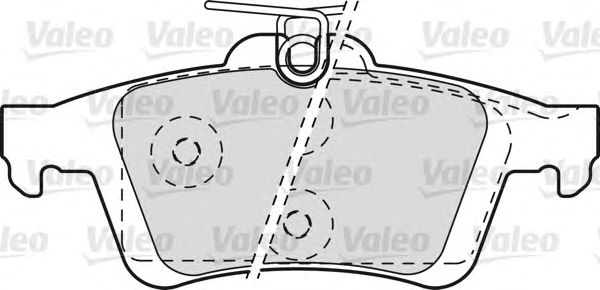 Тормозные колодки VALEO 601044
